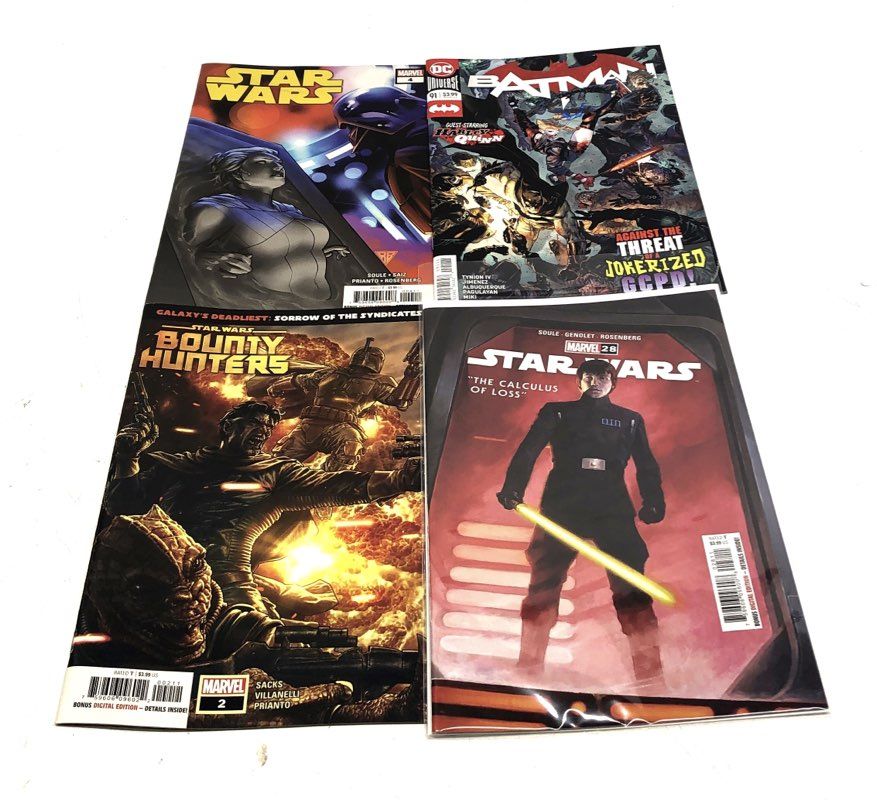 Marvel & DC Comic Book Lot Modern Age Superhero Batman Star Wars 21 Comics