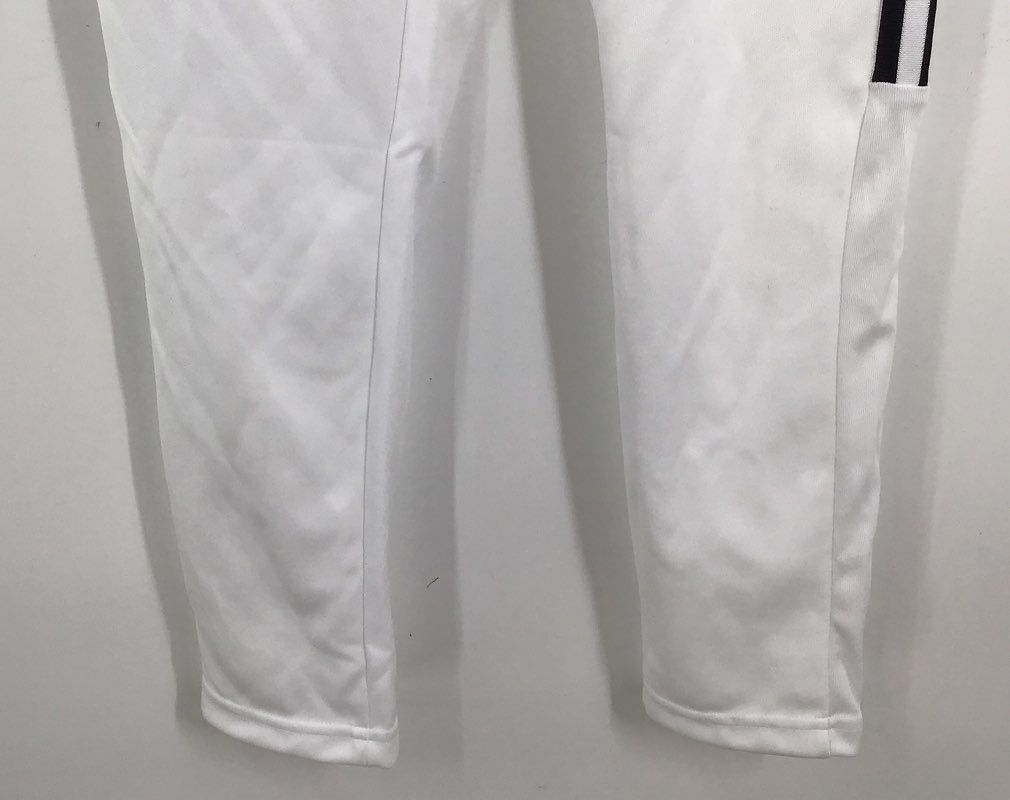 Adidas Men&#39;s White Activewear Track Pants - Size S