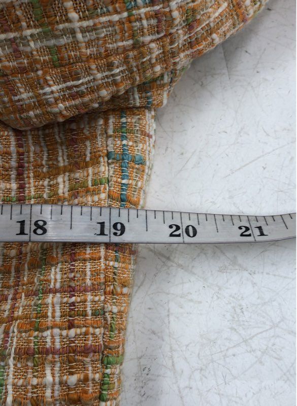 NWT Jones New York Women's Tang Orange Plaid Blazer - Size 12