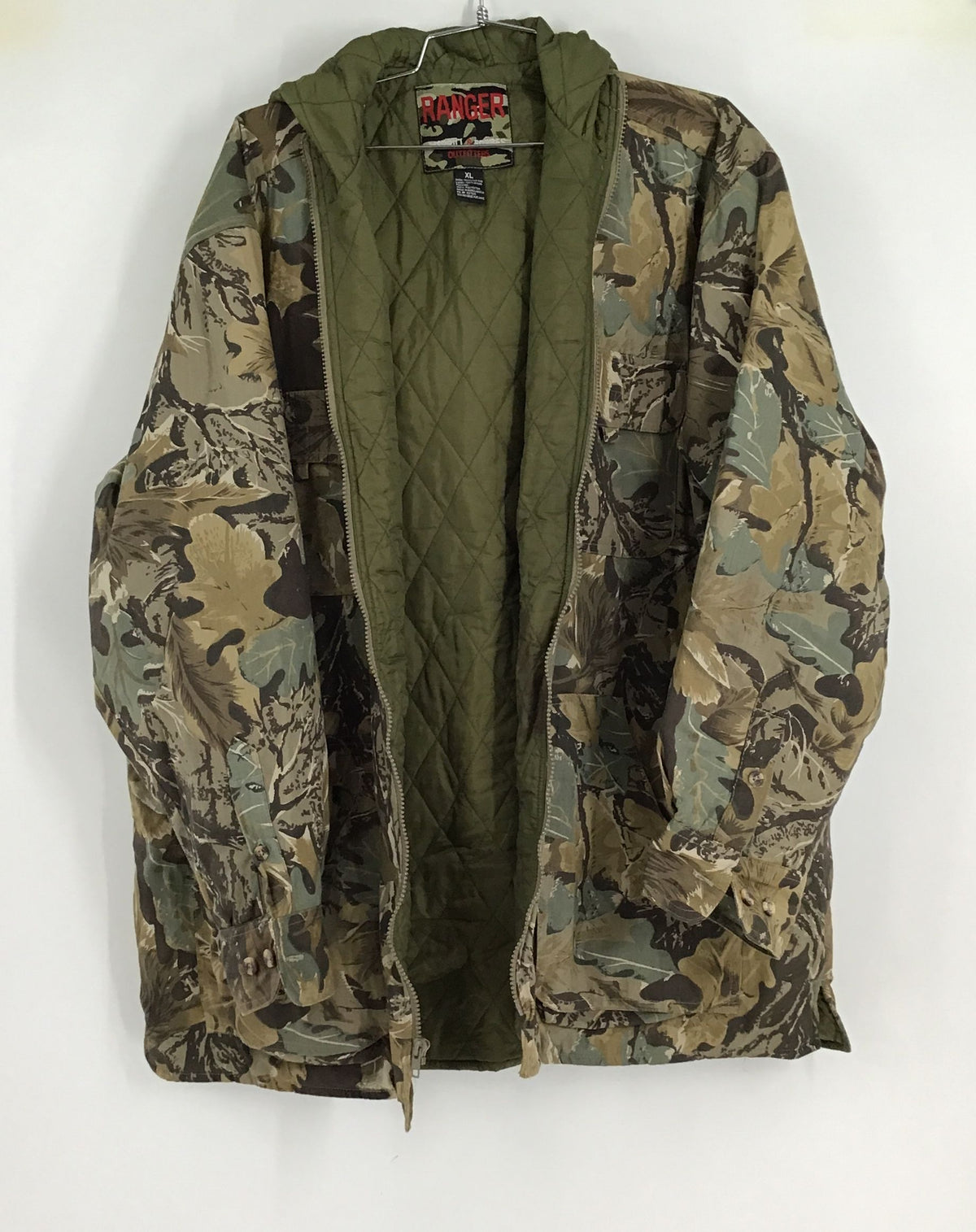 Ranger Merrill Forbes Men&#39;s Multicolor Camouflage Cotton Full-Zip Jacket - Sz XL