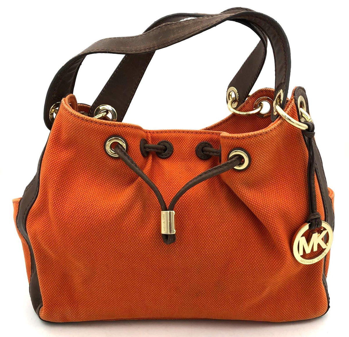 Authentic Michael Kors Women&#39;s Orange Luxury Shoulder Bag - COA Included