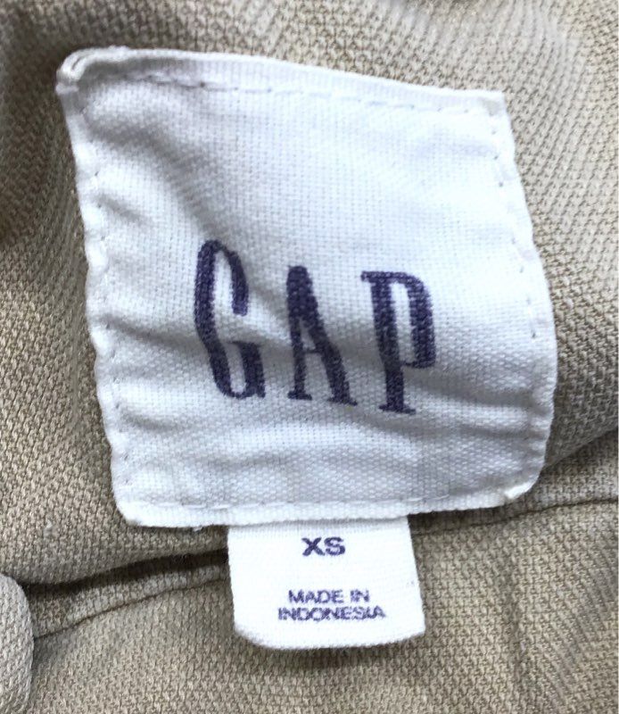Gap Women's Tan Khaki Lyocell Utility Moto Jacket Asymmetrical Zip Sz XS