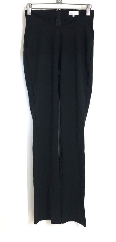 Danielle Bernstein Women's Black Stretch Flare Pants Rear Zip Size 4
