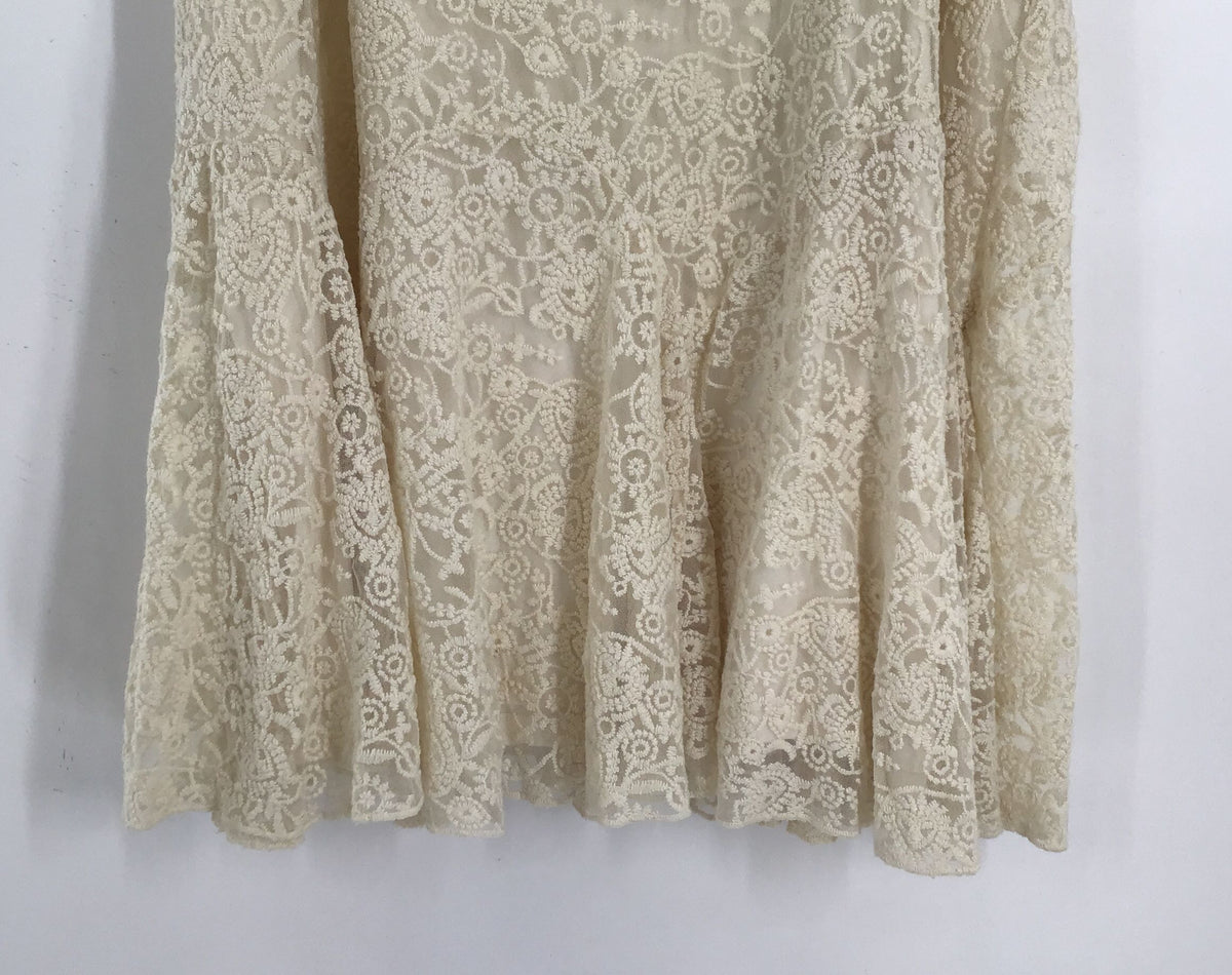 Lauren by Ralph Lauren Cream Skirt - Women&#39;s Size 18