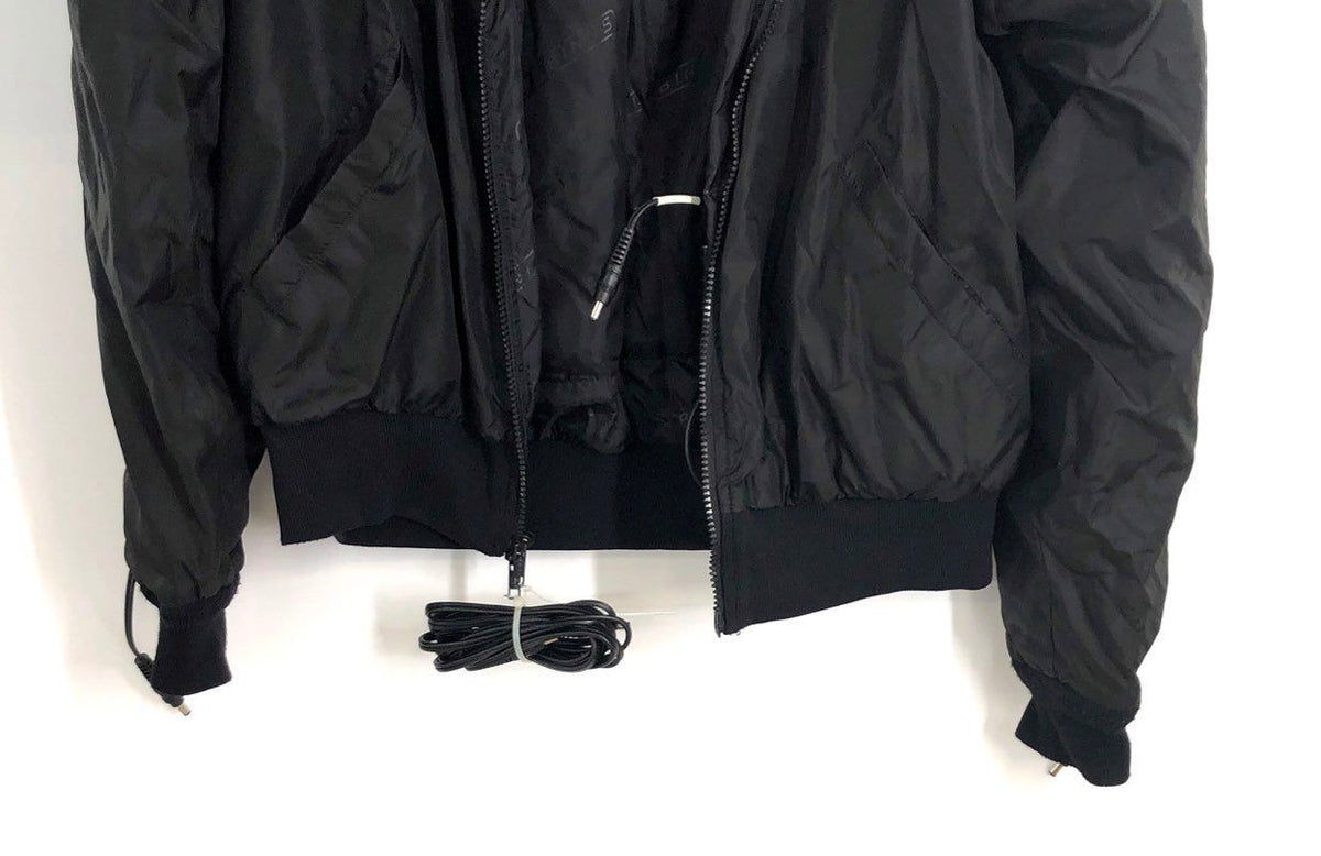 Gerbing Men's Black Heated Motorcycle Jacket Liner Full Zip Bomber Sz 48