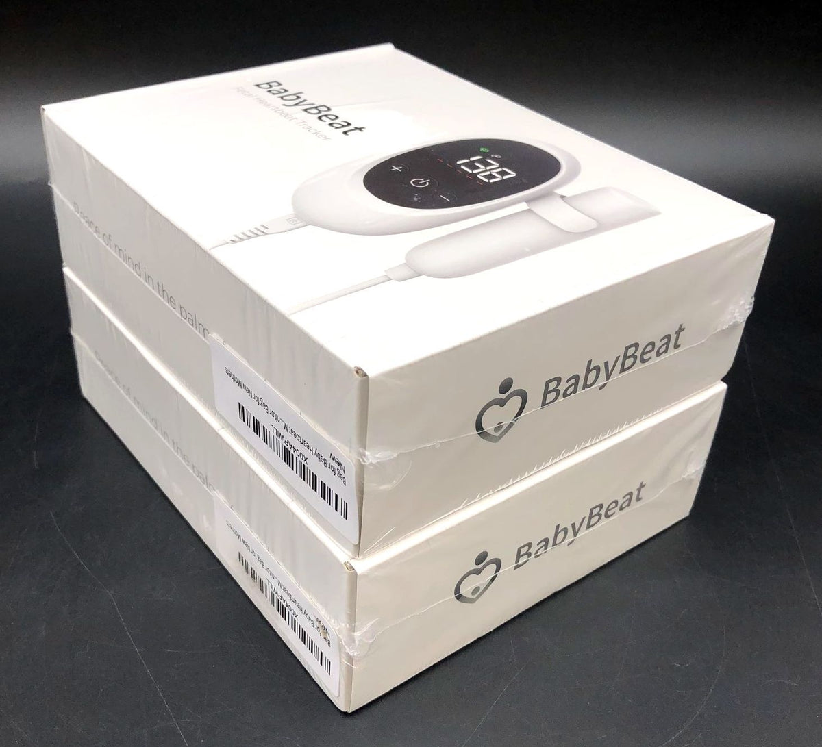 SEALED BabyBeat Lot of 2 Fetal Heartbeat Doppler Tracker Monitors