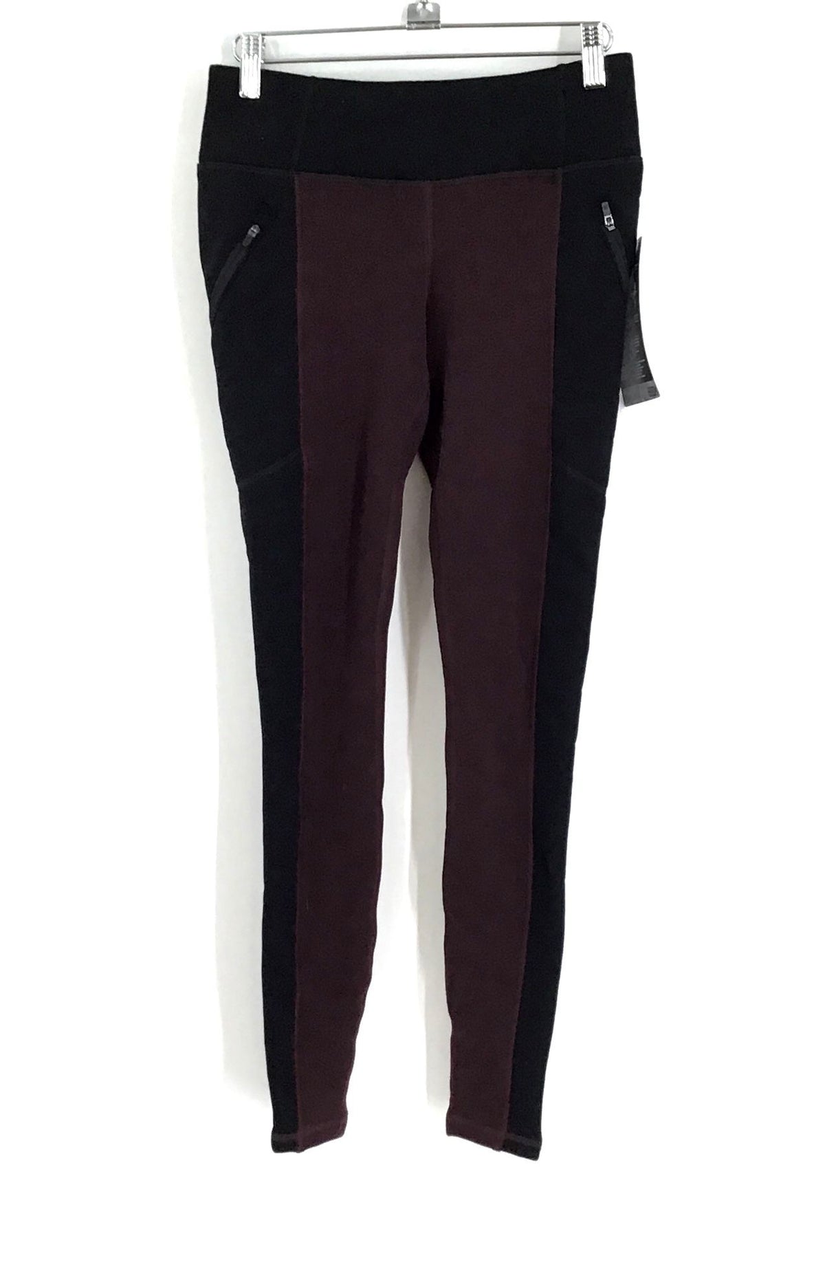 NWT Athleta Women&#39;s Maroon Power Stretch Peak Tight Ankle Leggings - Size XS