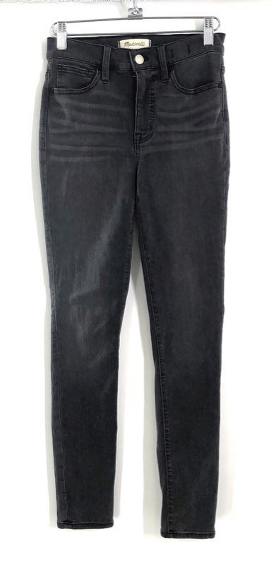 Madewell Women's Skinny Jeans Lot 2 10" High Rise Roadtripper Blue Black Size 25