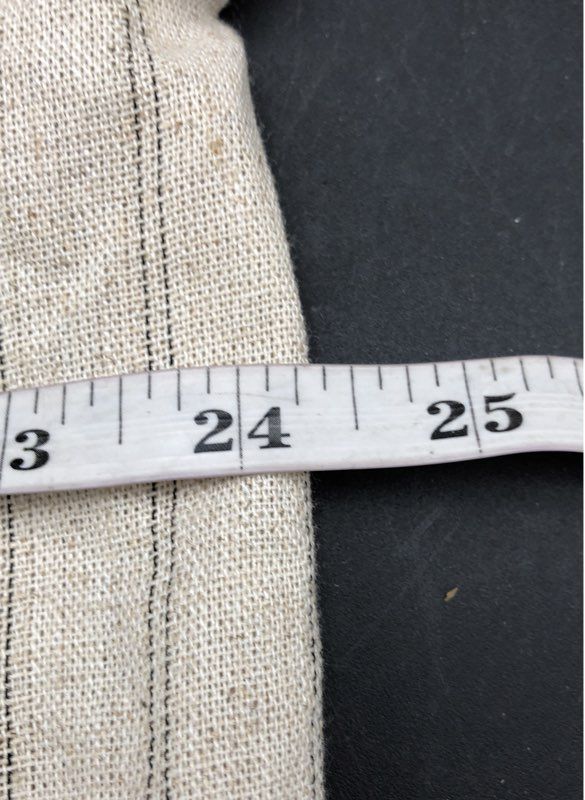 Max Studio Women's NWT Beige Striped Popover Tunic Roll Tab Sleeve Sz XL