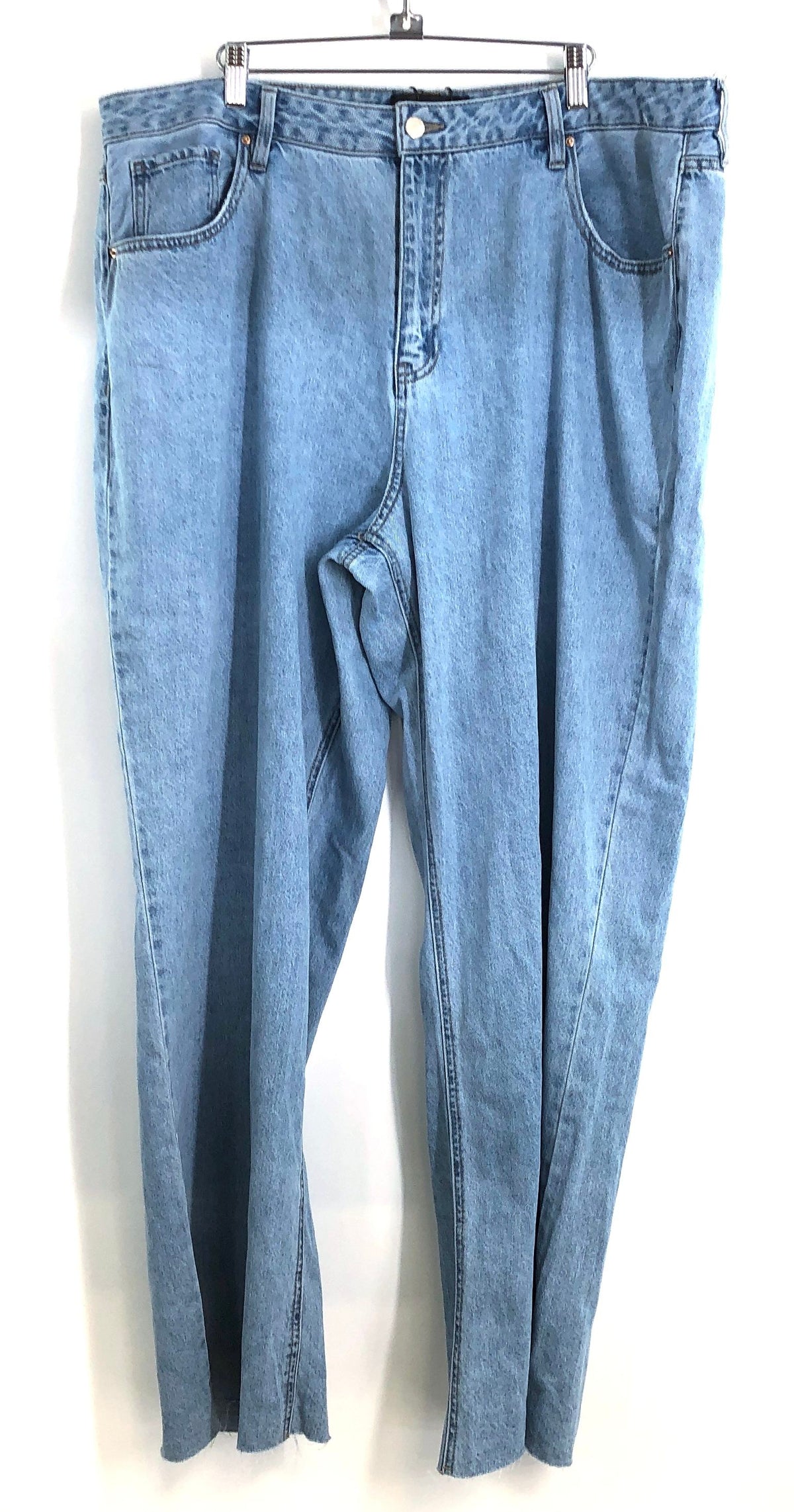 Fashion Nova Women's Winona 90's Wide Leg Jeans Medium Blue NWT Sz 20