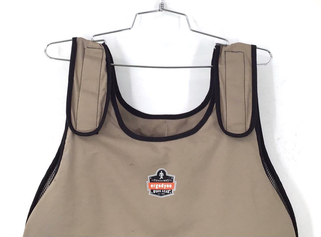 Ergodyne Men's Khaki Standard Phase Change Cooling Work Vest - Size L/XL