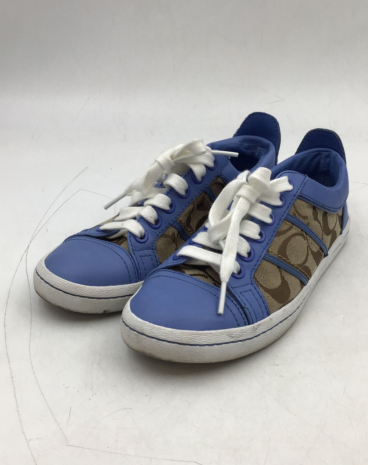 Coach Women&#39;s Alivia Q1798 Blue Lace-Up Casual Shoes - Size 7M