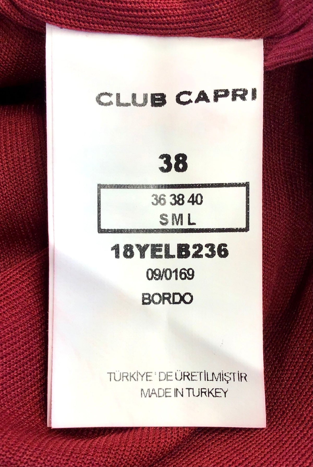 NWT Club Capri Women's Burgundy Floral Fit & Flare Dress - Size 38