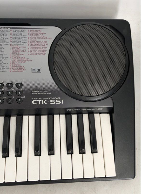 Casio CTK-551 61 Key Digital Display Electronic Keyboard