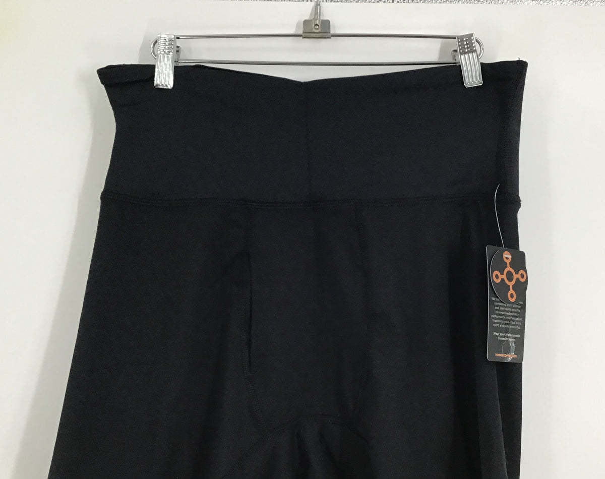 NWT Tommie Copper Men&#39;s Black Stretch Back Support Boxer Briefs - Size XL