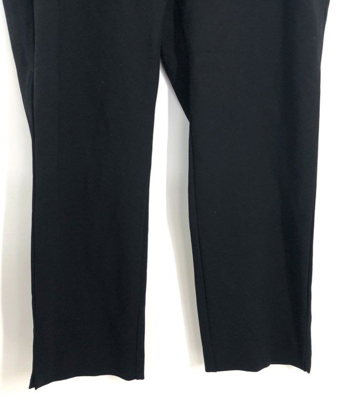 Chico's Women's Black Pull-On Gold Trim Pocket Petite Pants Size 16P