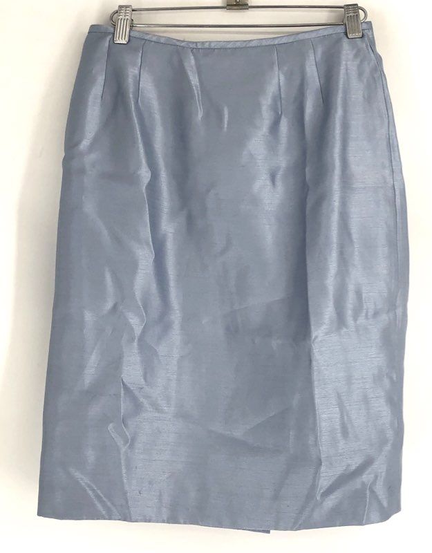 NWT Kasper Women's Blue Two Piece Skirt Suit Set - Size 2P