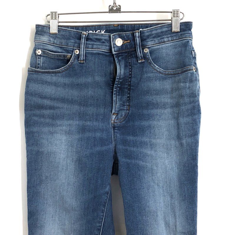 J.Crew Women's Blue Toothpick Skinny High Rise Distressed Jeans Size 27