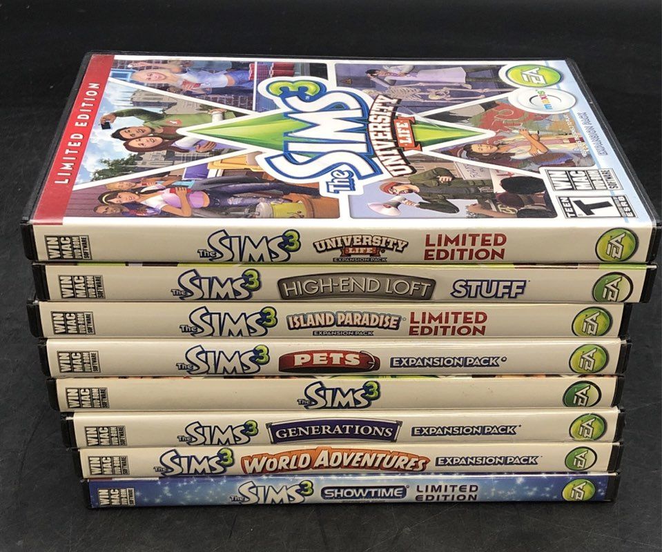 EA PC Video Game Lot - The Sims 3 High-End Loft Stuff & More