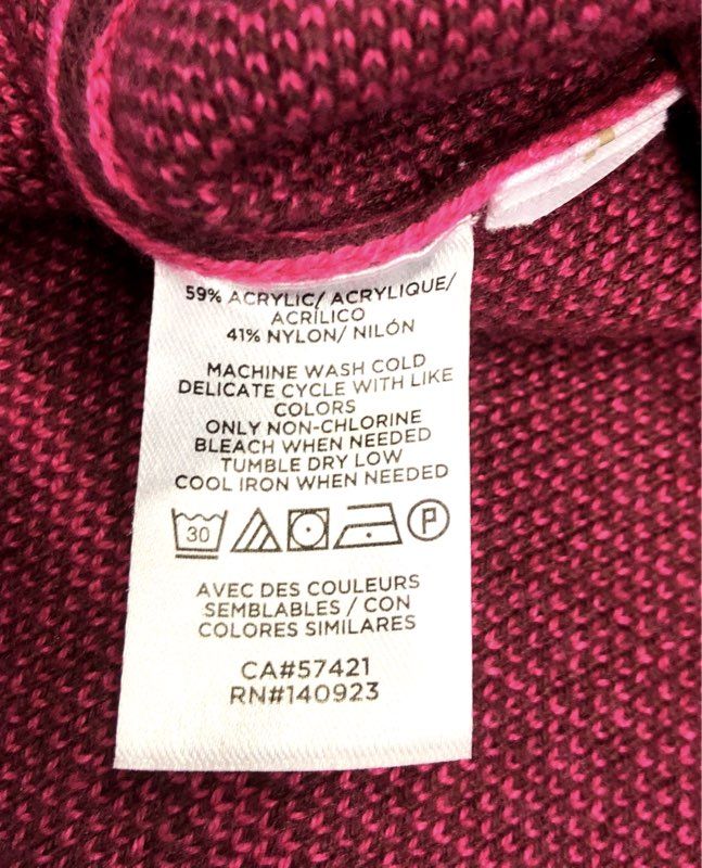 LOFT Women's Burgundy Pink Grid Mock Neck Sweater Sz XS