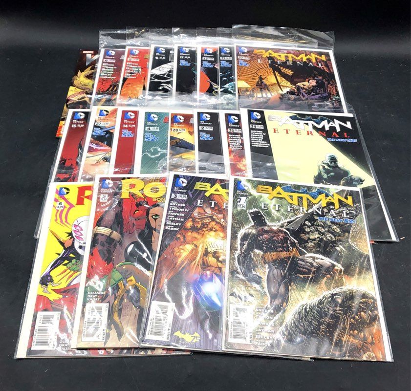 Batman Eternal & Robin 20 Comic Book Lot Marvel DC 2014-2016 New 52