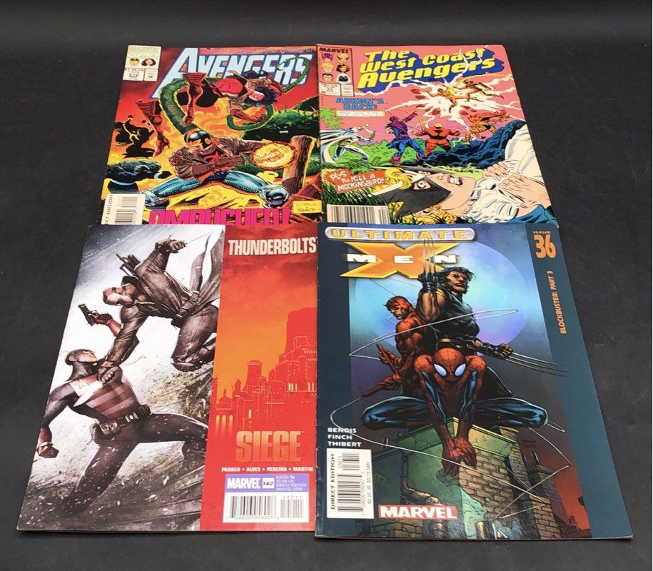 Marvel Comic Book Lot 1980s-Modern Avengers X-Men Thor Inhumans 25 Comics