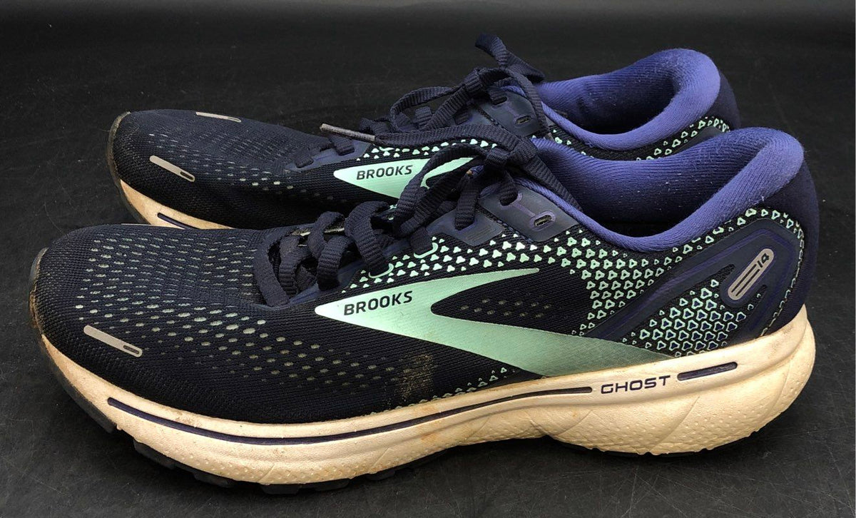 Brooks Women's Ghost 14 Blue Athletic Shoes - Size 10