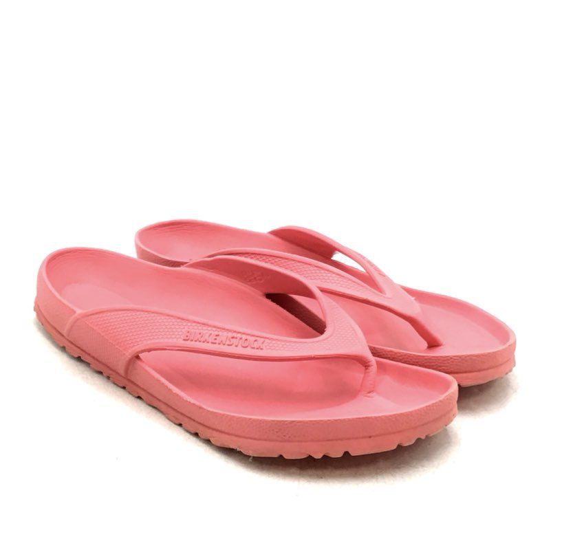 Birkenstock Women&#39;s Pink Slip-On Casual Flip-Flop Sandals - Size 9