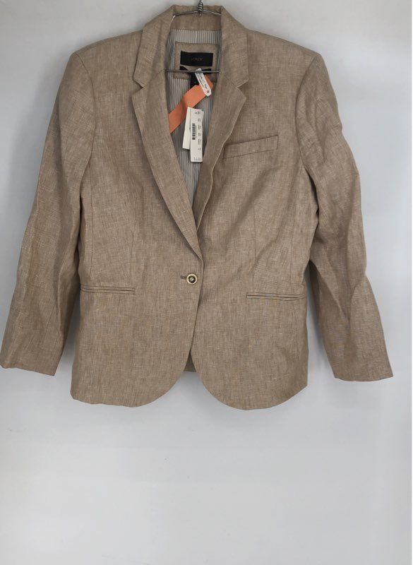 NWT J. Crew Women's Tan Blazer - Size 12