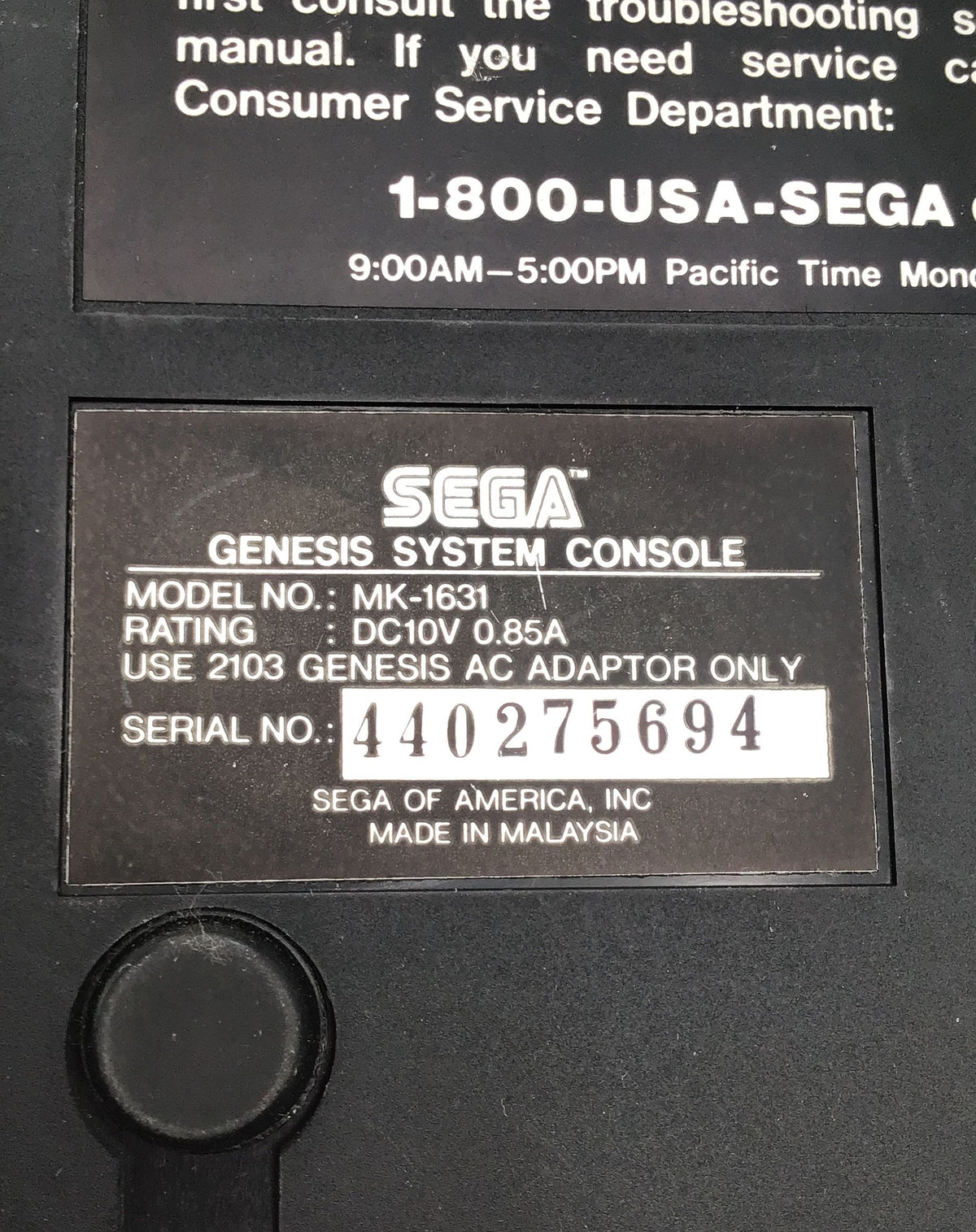 Sega Genesis Console And Accessories Lot - Altered Beast &amp; More