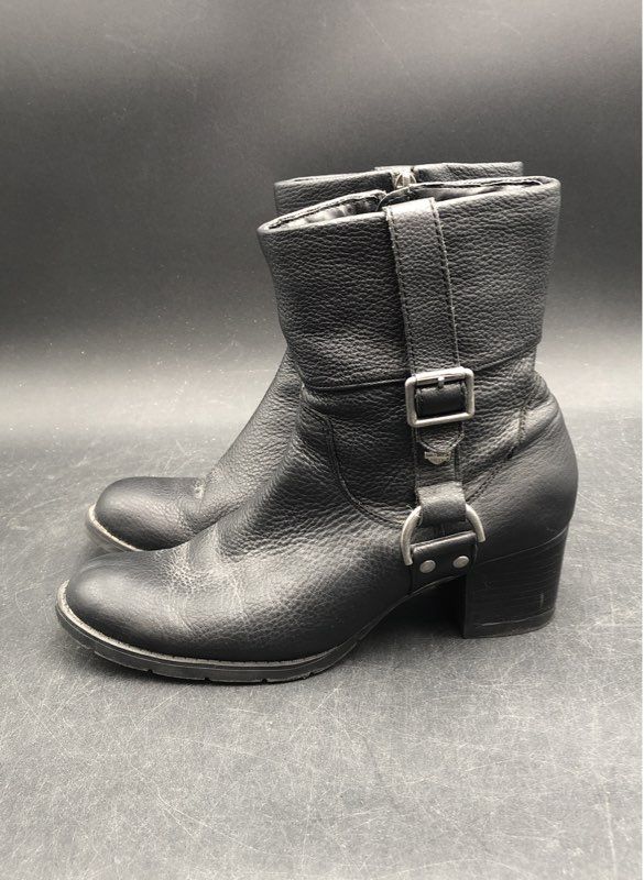 Harley-Davidson Women's Black Motorcycle Boots - Size 8