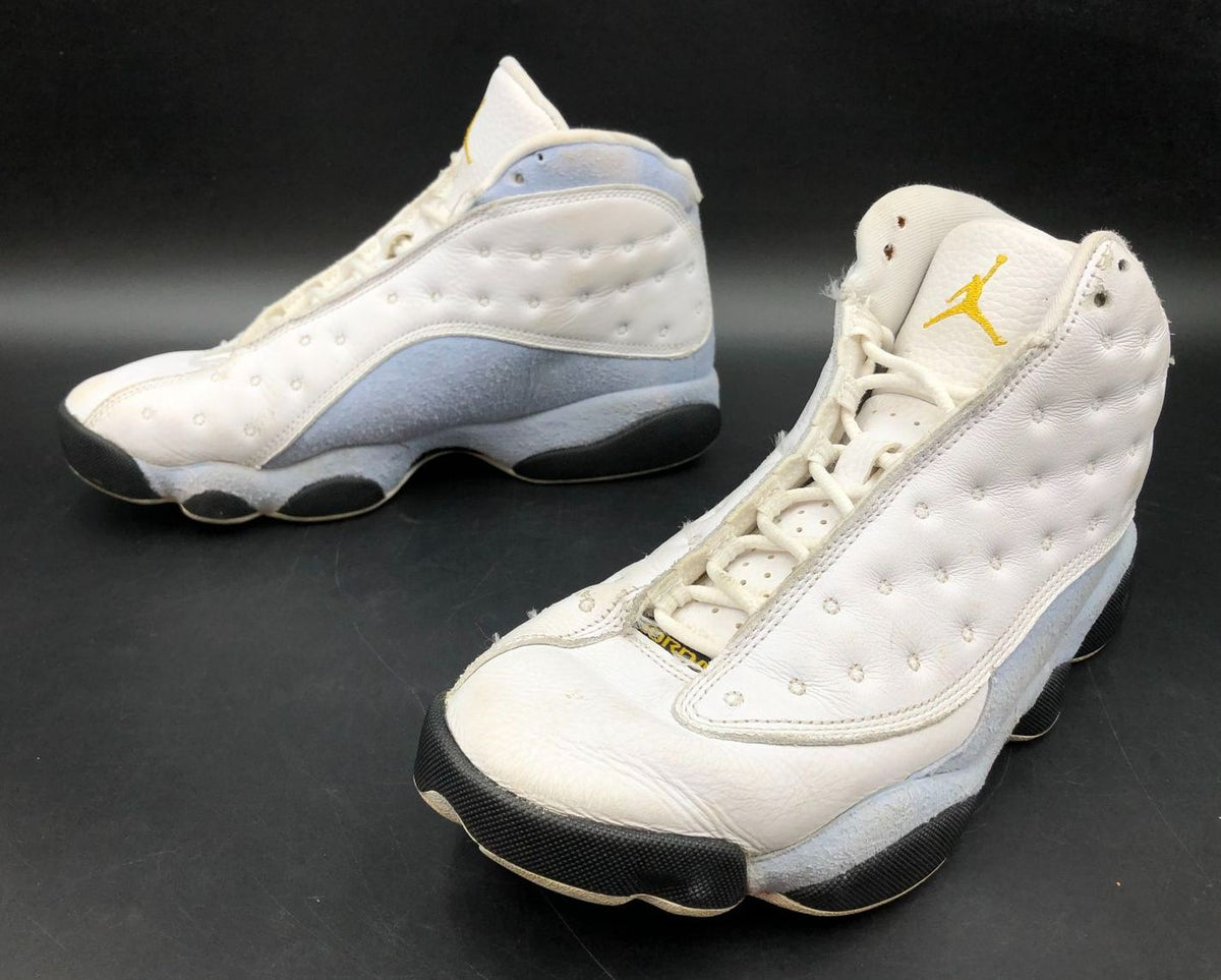 Nike Air Jordan 13 Retro Men's 'Blue Grey' & White Sneakers - Size 7.5 (+COA)