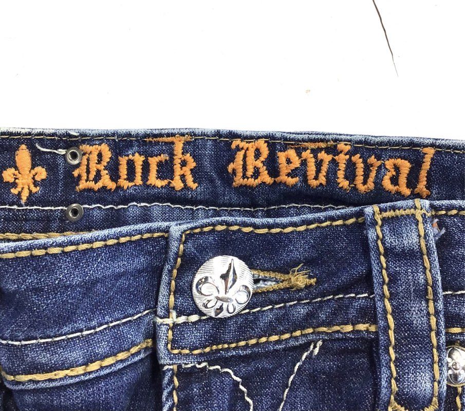 Rock Revival Women's Blue Tullia 82 Denim Bootcut Jeans - Size 29