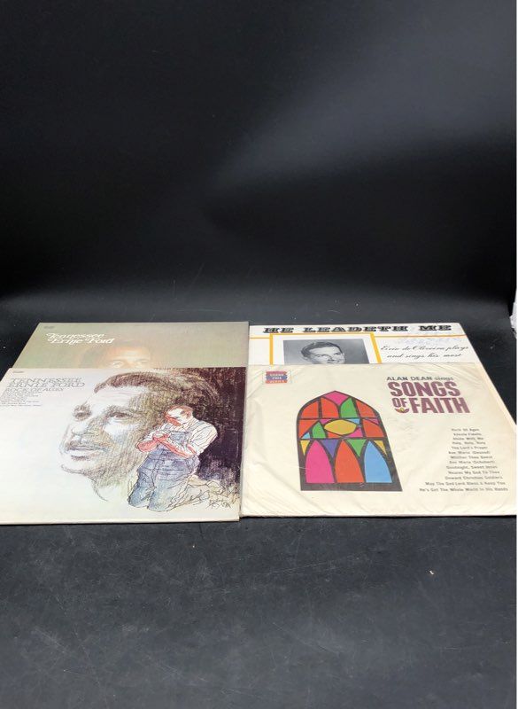Alan Dean Songs Of Faith Tennessee Ernie Ford Rock Of Ages & More Vinyl Records