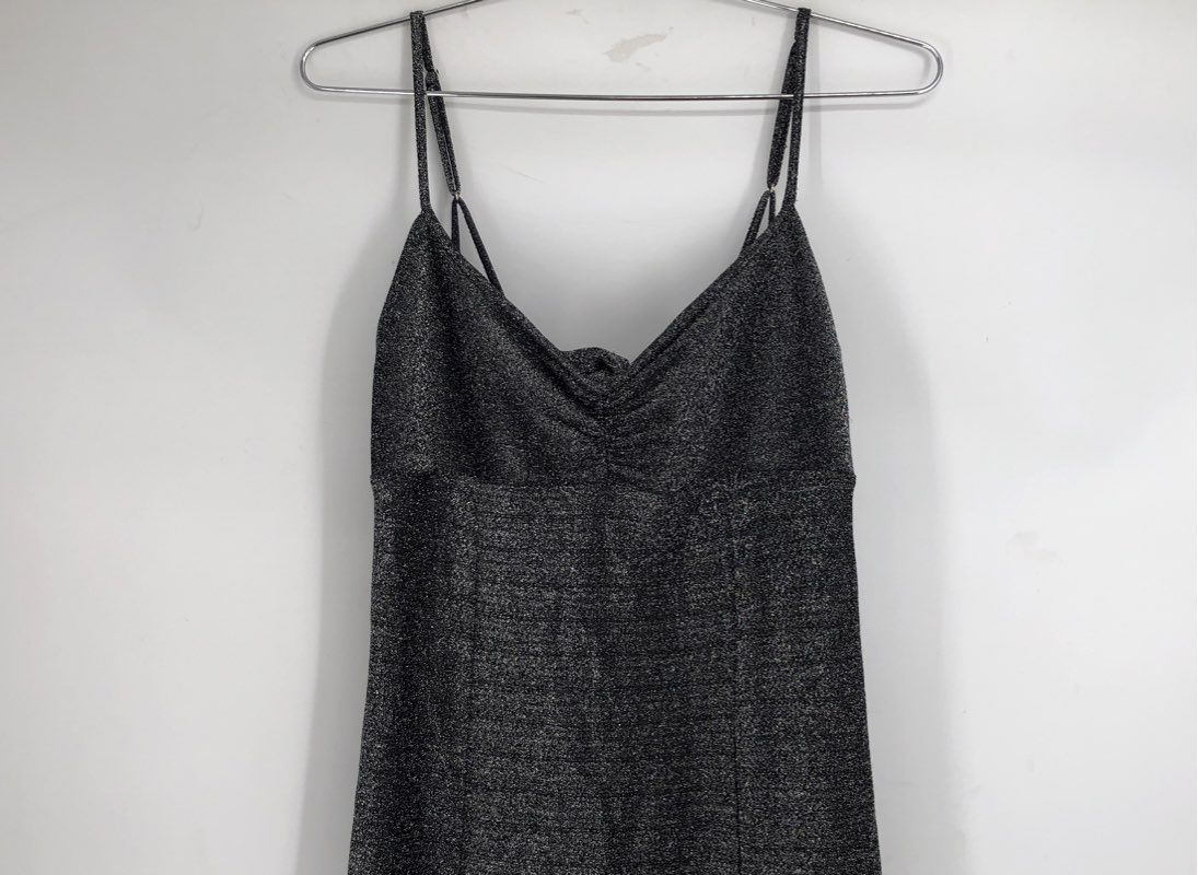 NWT Urban Outfitters Women's Black Arna Sparkle Slip Dress - Size M