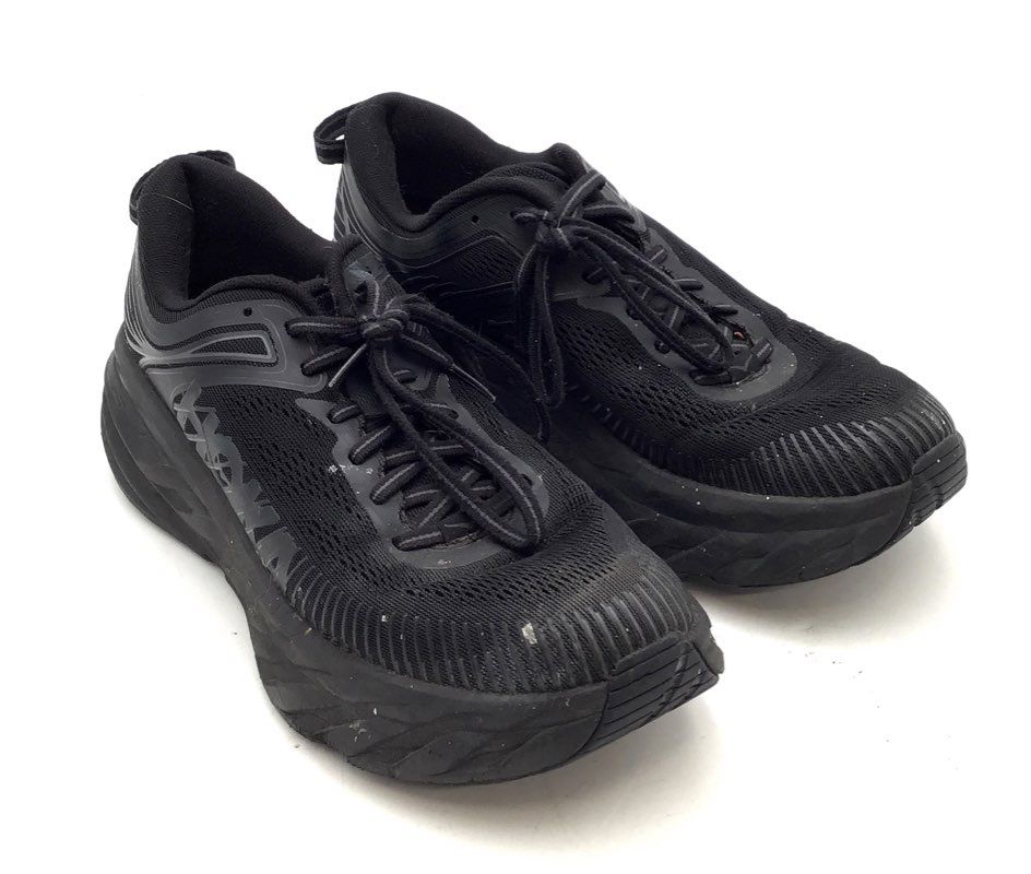 Hoka One One Bondi 7 Black Black Women's Running Shoes Size 9