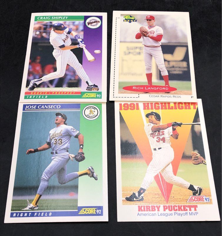 11.7 lbs. Lot Of Baseball Cards. Medium Box, Unsorted