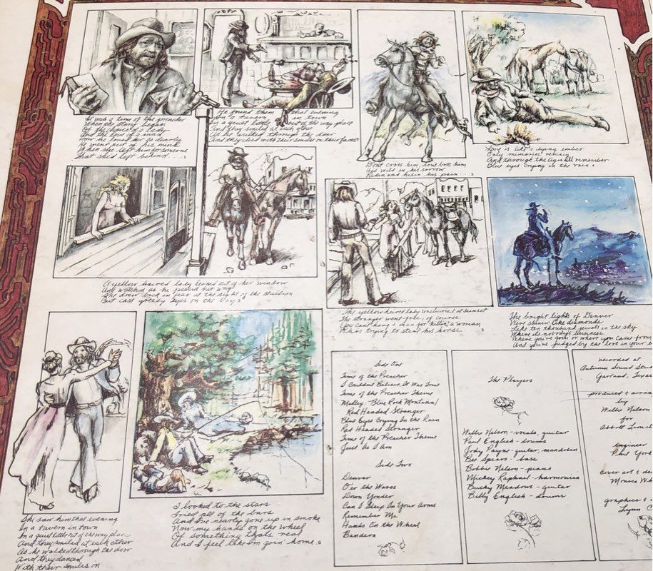 Willie Nelson Red Headed Stranger Honeysuckle Rose & More Vinyl Records Lot Of 3