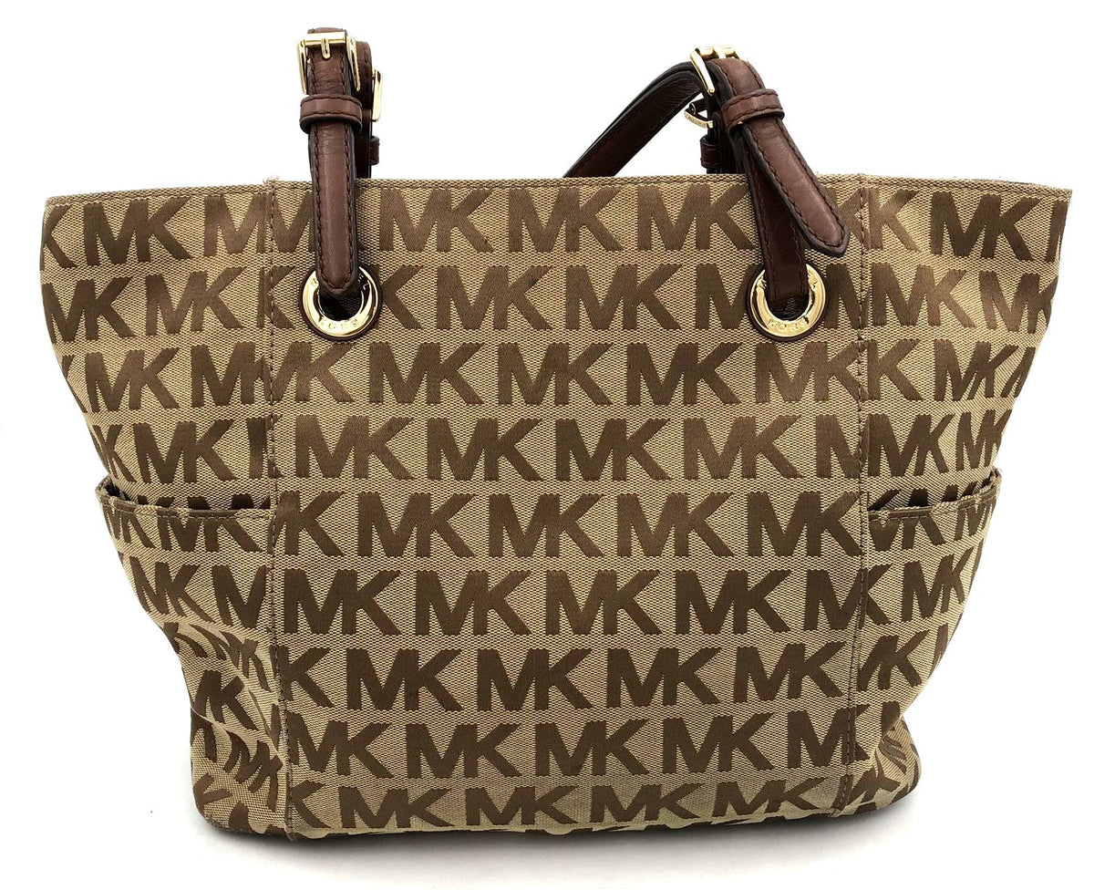 Authentic Michael Kors Tan Luxury Tote Bag - COA Included