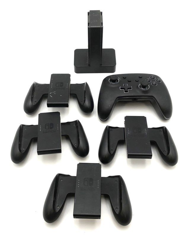 Nintendo Switch Pro Controller Joy-Con Grip & Charging Dock Accessory Lot OEM