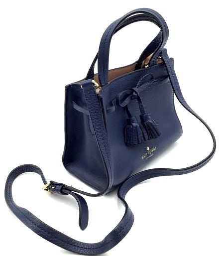 Authentic Kate Spade New York Men&#39;s Navy Blue Leather Crossbody Bag-COA Included