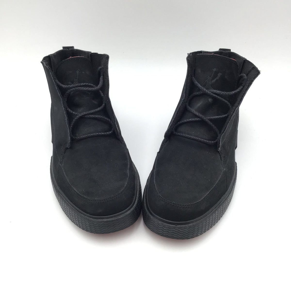 Nike Air Jordan Girl&#39;s Black Suede &#39;V.2 Grown&#39; Casual Sneakers-Size: 7Y (+COA)