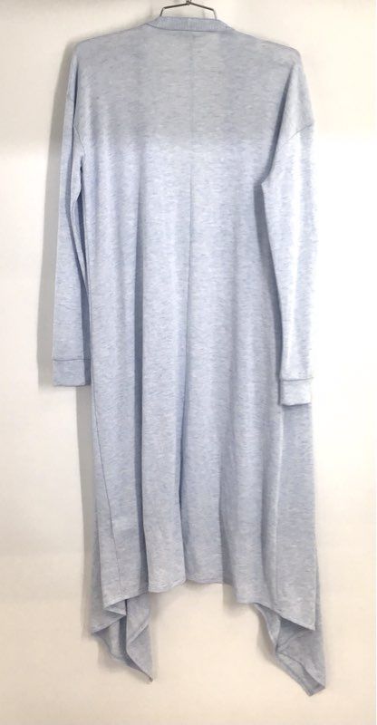 1.STATE Women's Heather Light Blue Open Front Cardigan Duster Lightweight Sz S