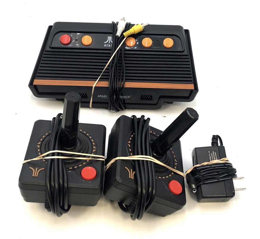 Atari Flashback Classic Game Console 2 Joysticks Power Adapter