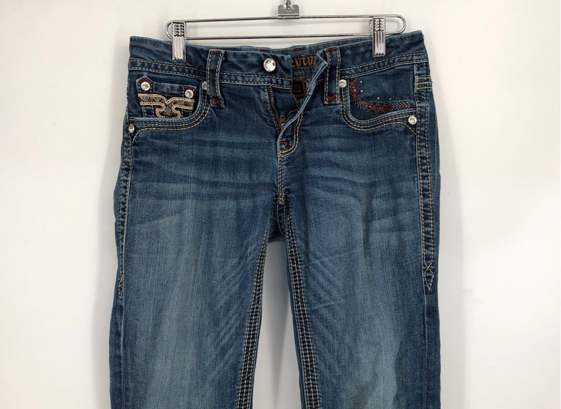 Rock Revival Women&#39;s Blue Betty Medium Wash Denim Bootcut Jeans - Size 27