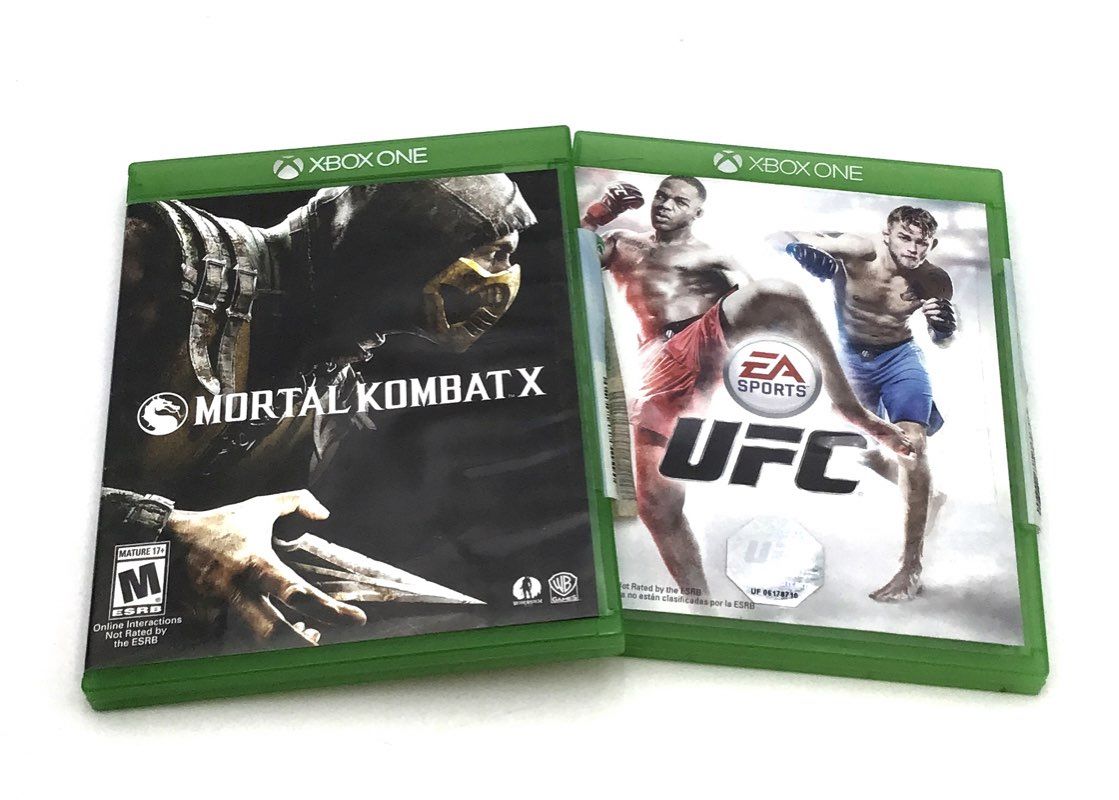 Battlefield Mortal Kombat X 9 Xbox One Game Lot Madden NBA UFC