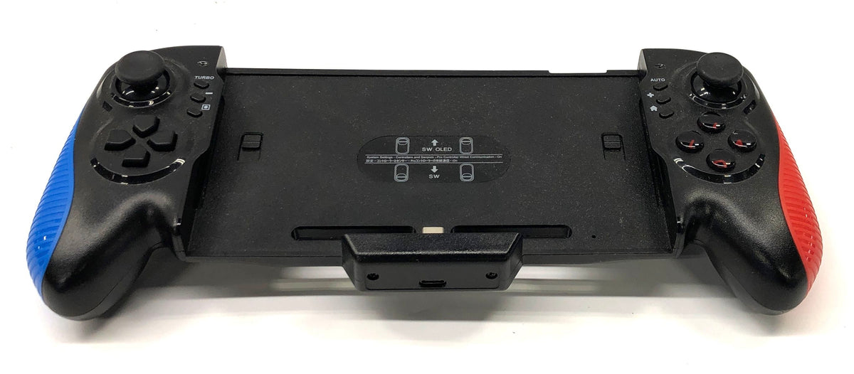 Nintendo Switch Controller Grip & 2 Joy-Con Wheels 4pc Accessory Lot