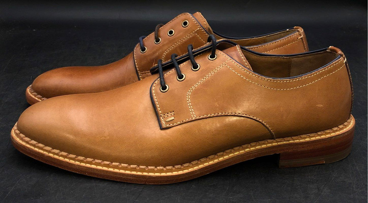 Johnston & Murphy Men's Tan Oxford Dress Shoes - Size 9M