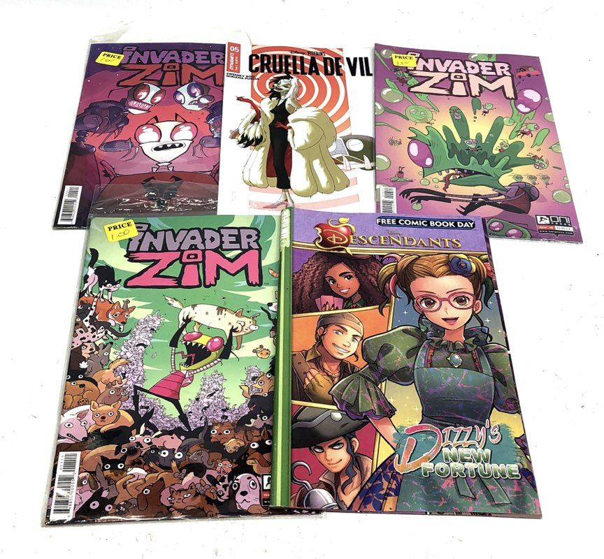 Comic Lot IDW Dynamite TMNT Bob's Burgers Invader Zim Modern 25 Comics