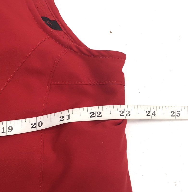 Scottevest Men's Red Multi-Pocket Travel Vest Jacket Tech Vented Sz XL